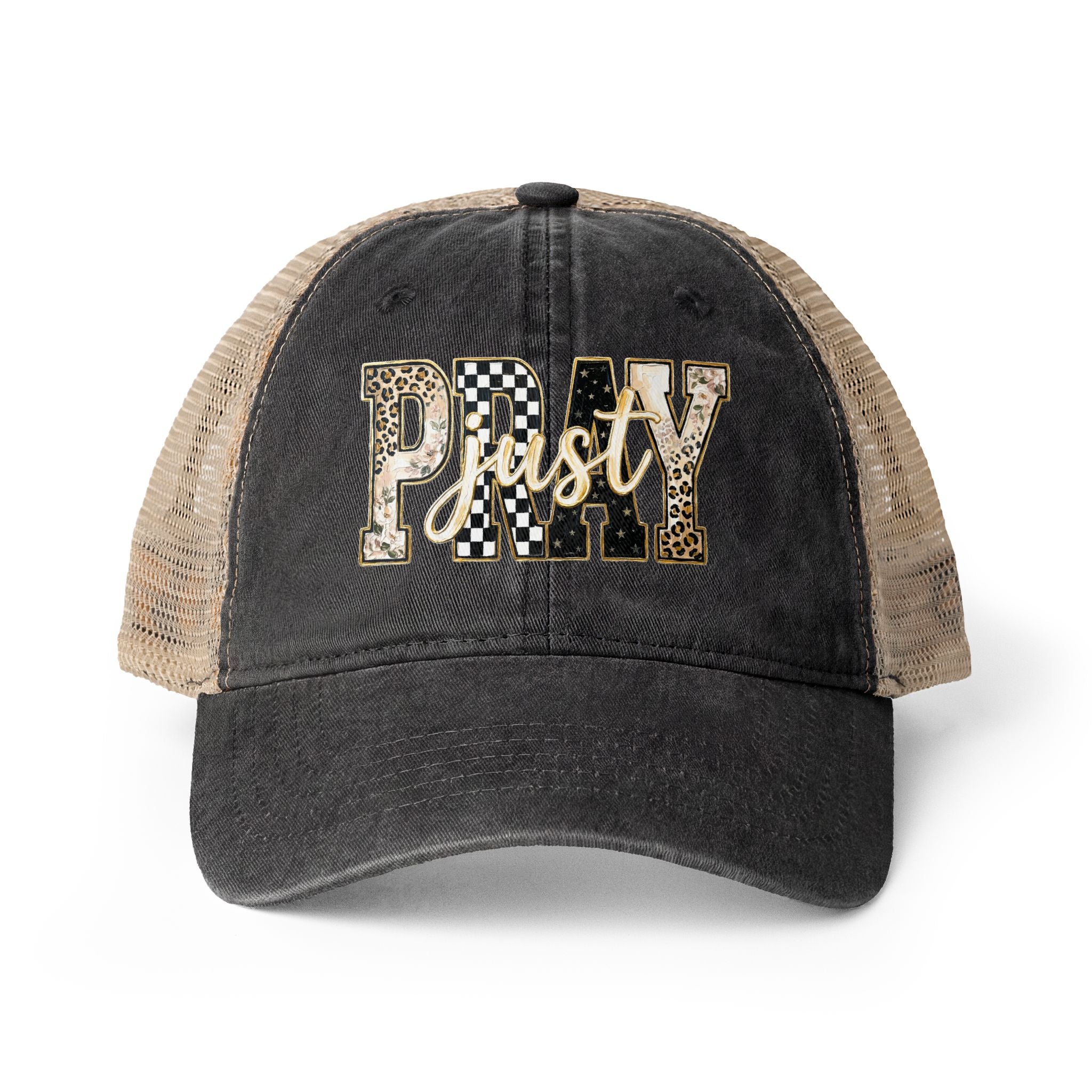 Women's Washed Mesh-Back Cap