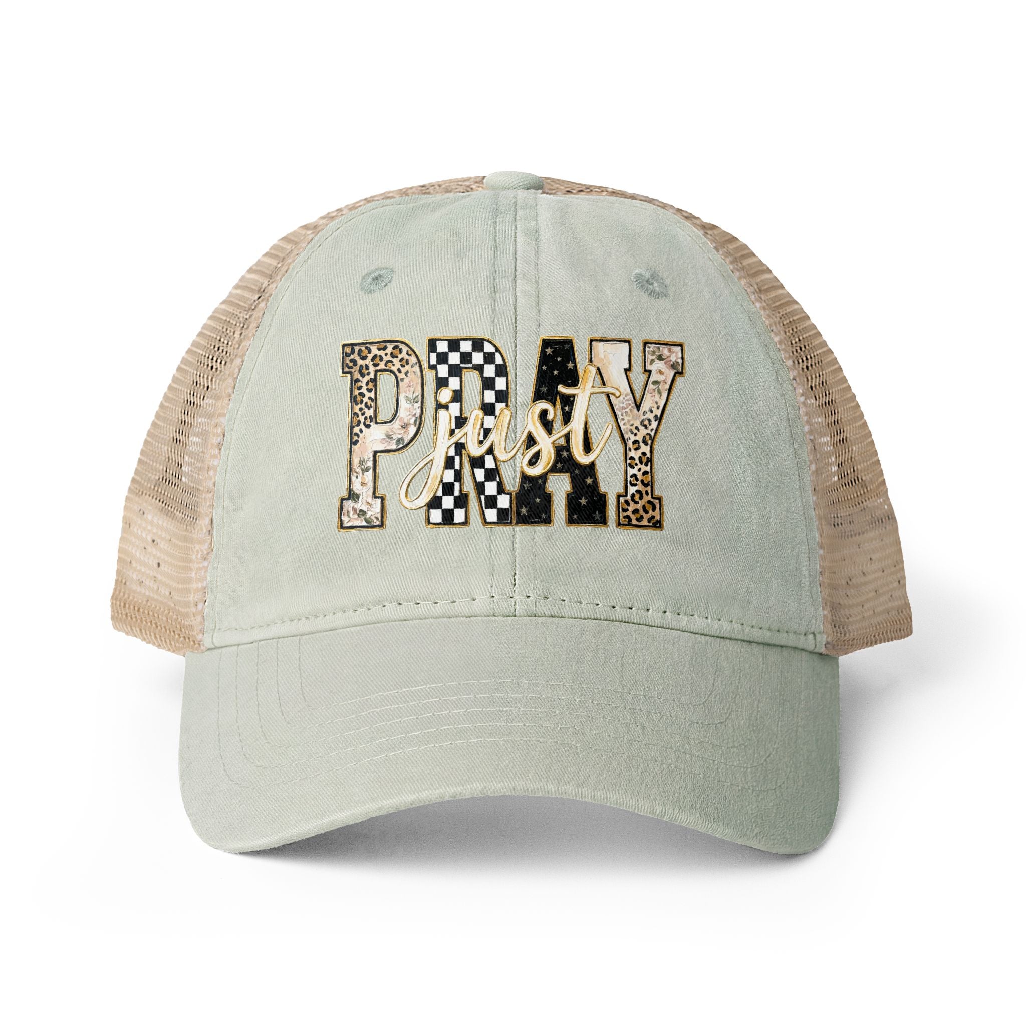 Women's Washed Mesh-Back Cap