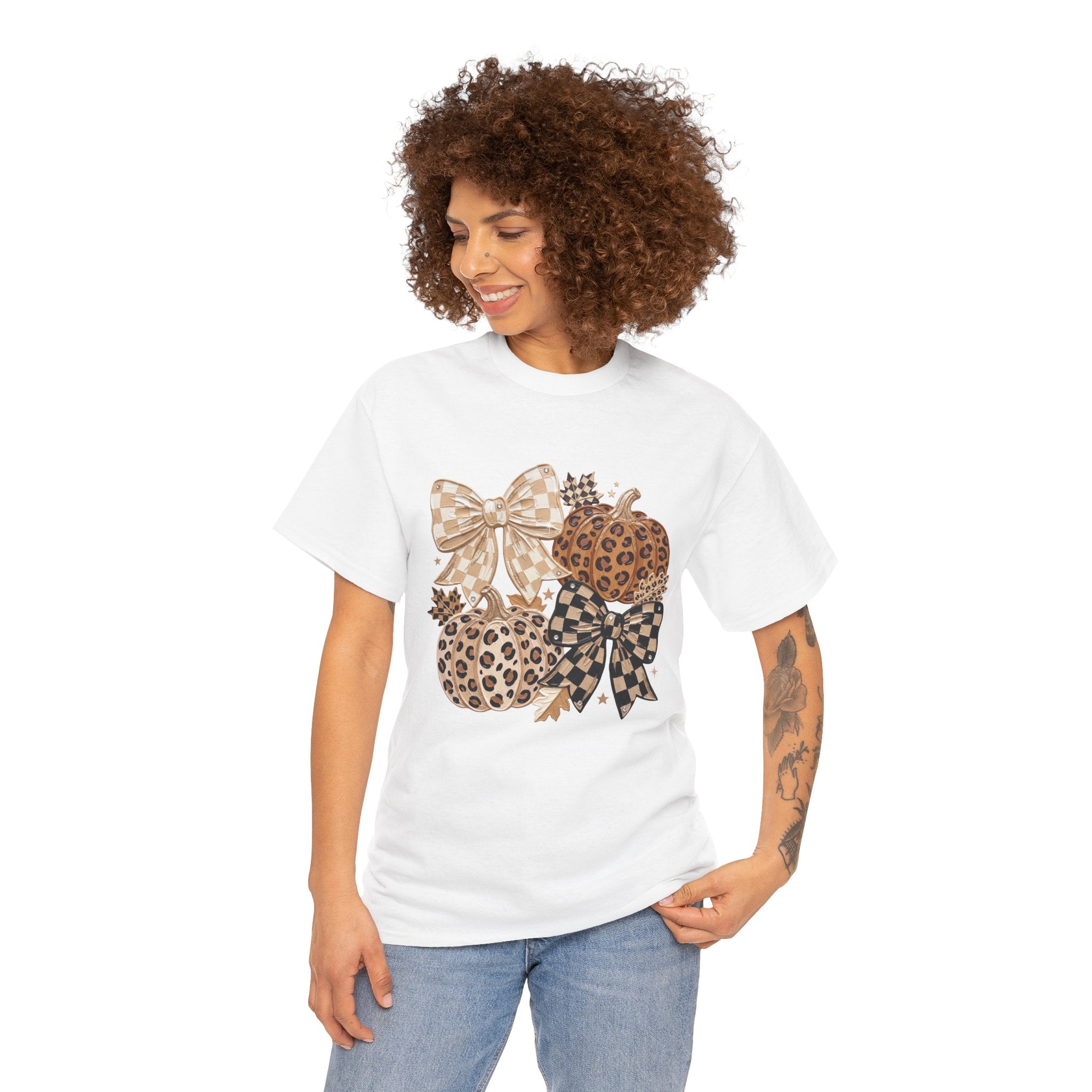 Leopard Pumpkin Trio T-Shirt