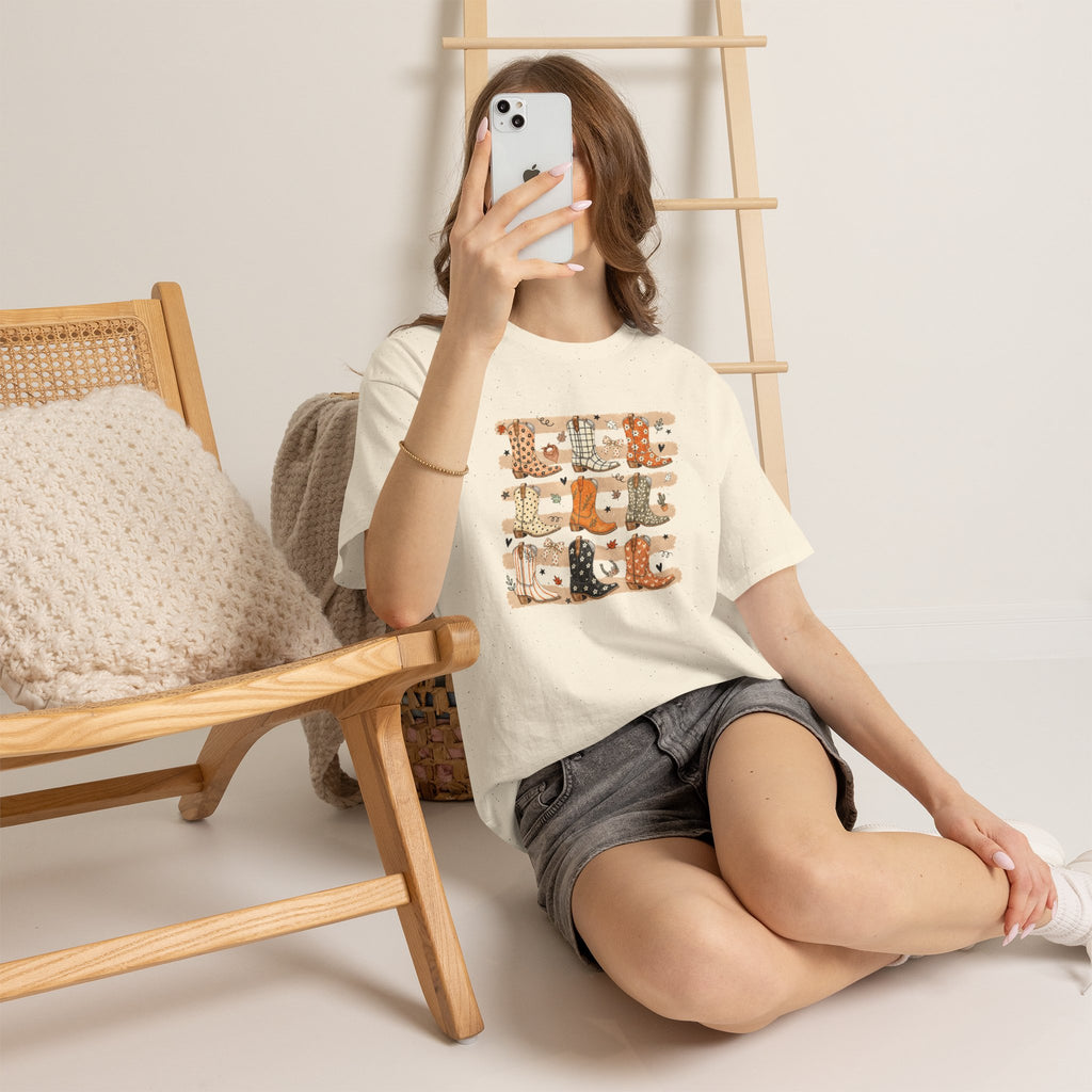 Retro Fall Boot Tee