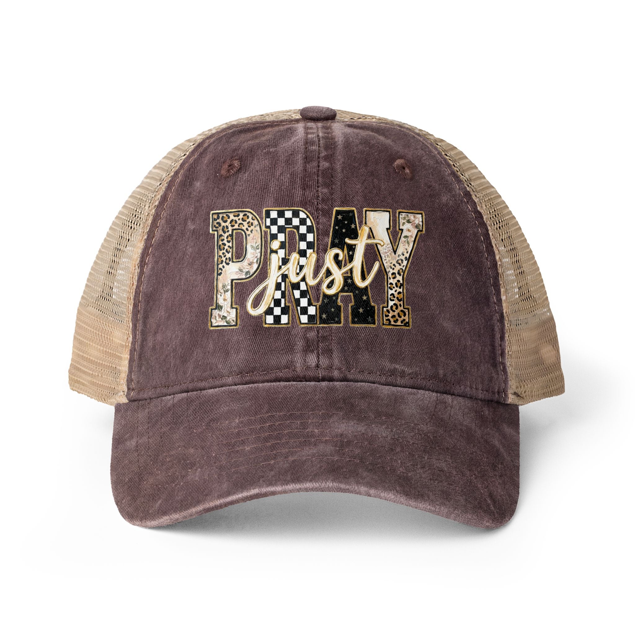 Women's Washed Mesh-Back Cap