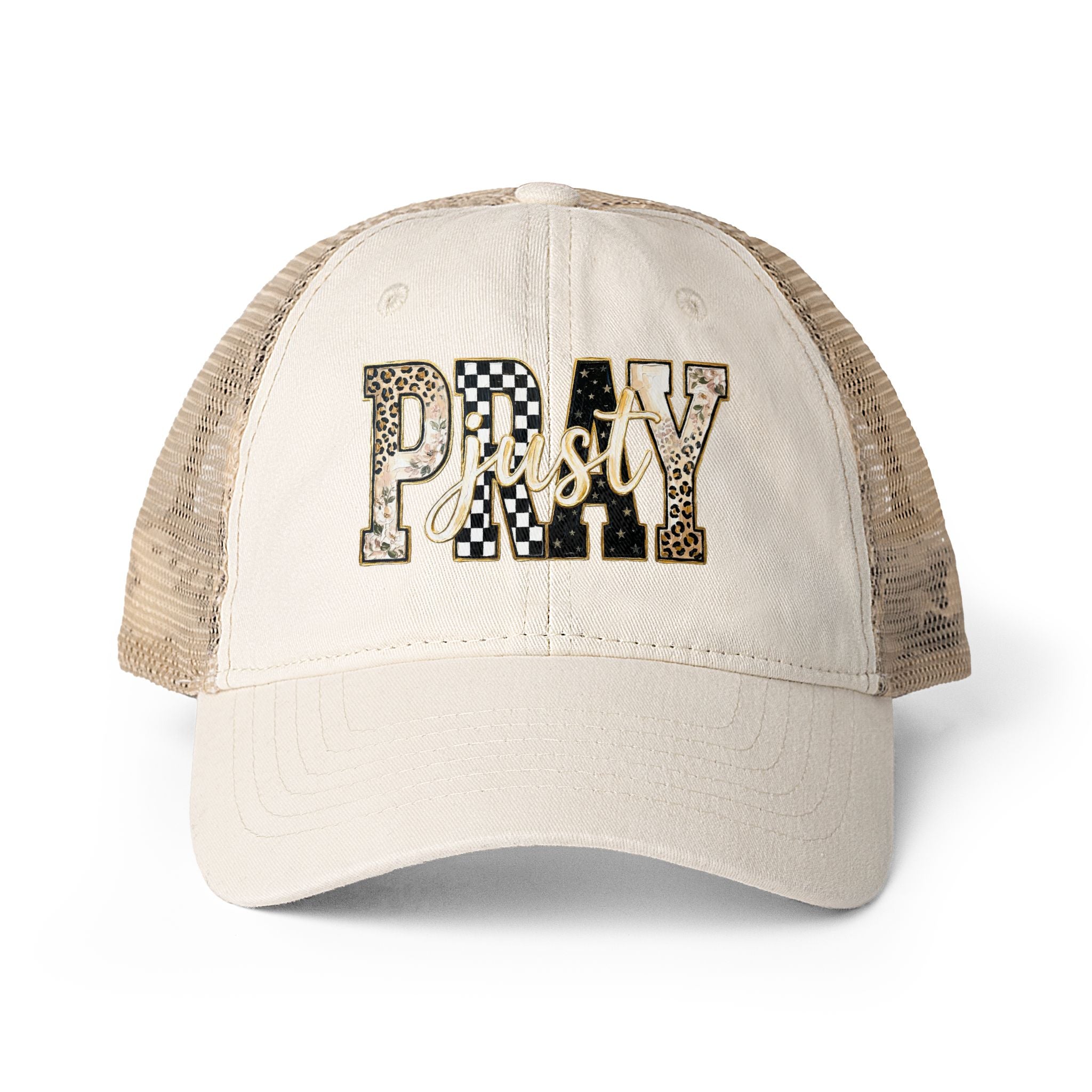 Women's Washed Mesh-Back Cap
