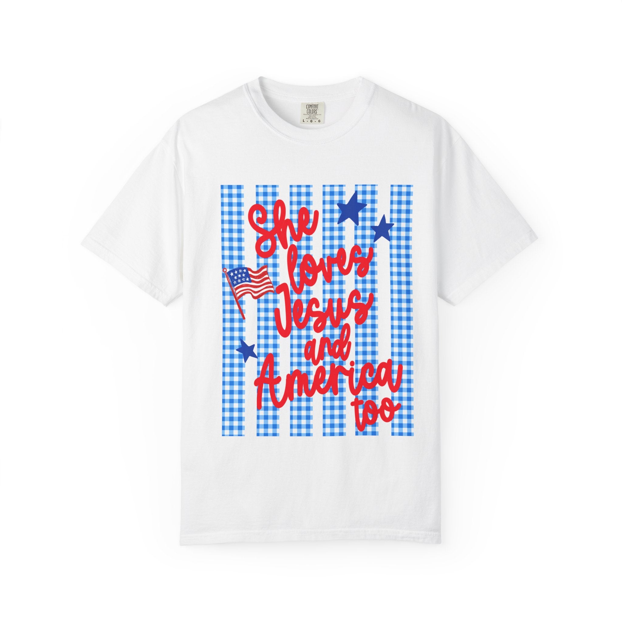 She Loves Jesus and America T-shirt