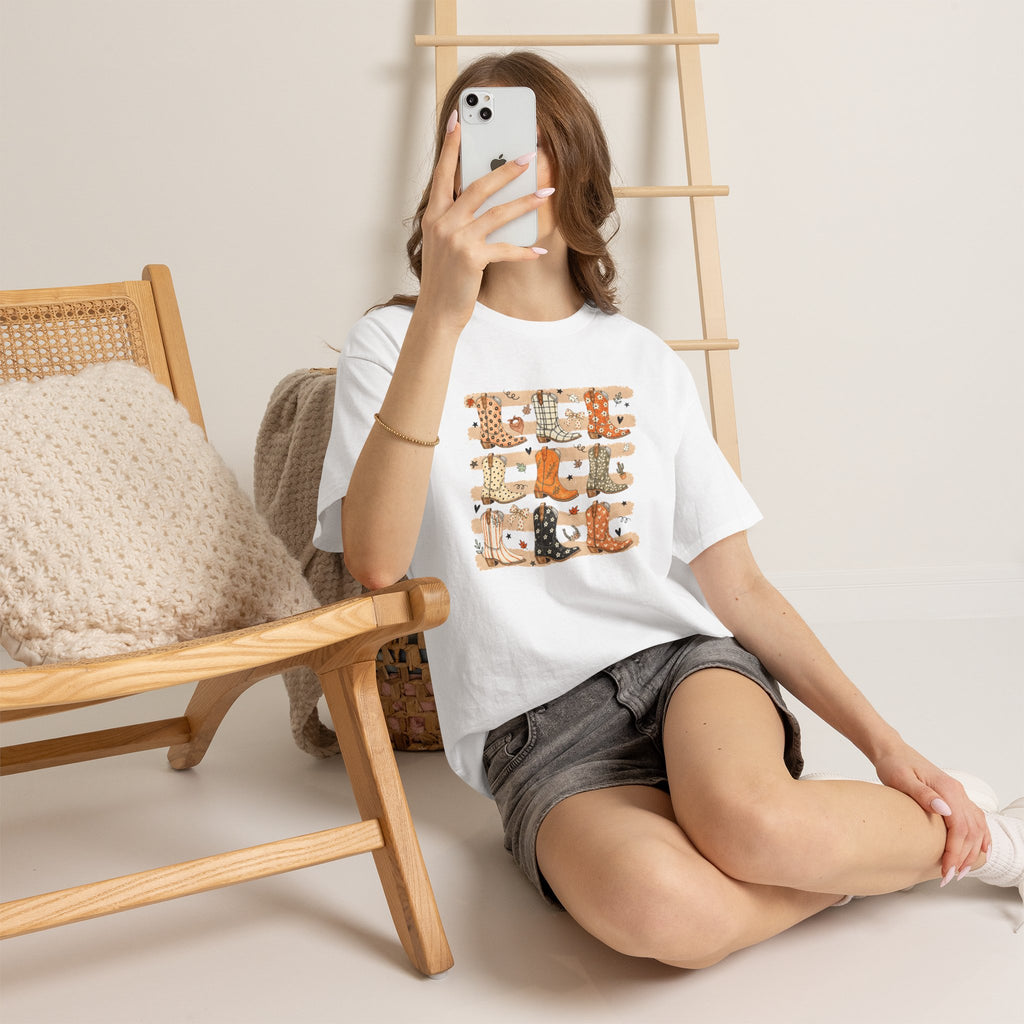 Retro Fall Boot Tee