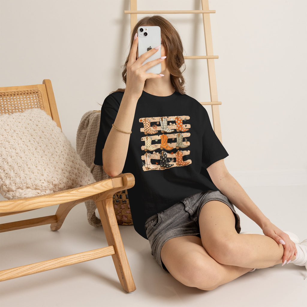 Retro Fall Boot Tee